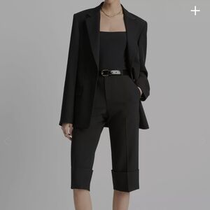 Worn Once Vince Black Women's Blazer and Capri Set